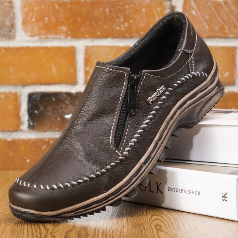 Sepatu Boot Pria Kulit Asli Casual 302