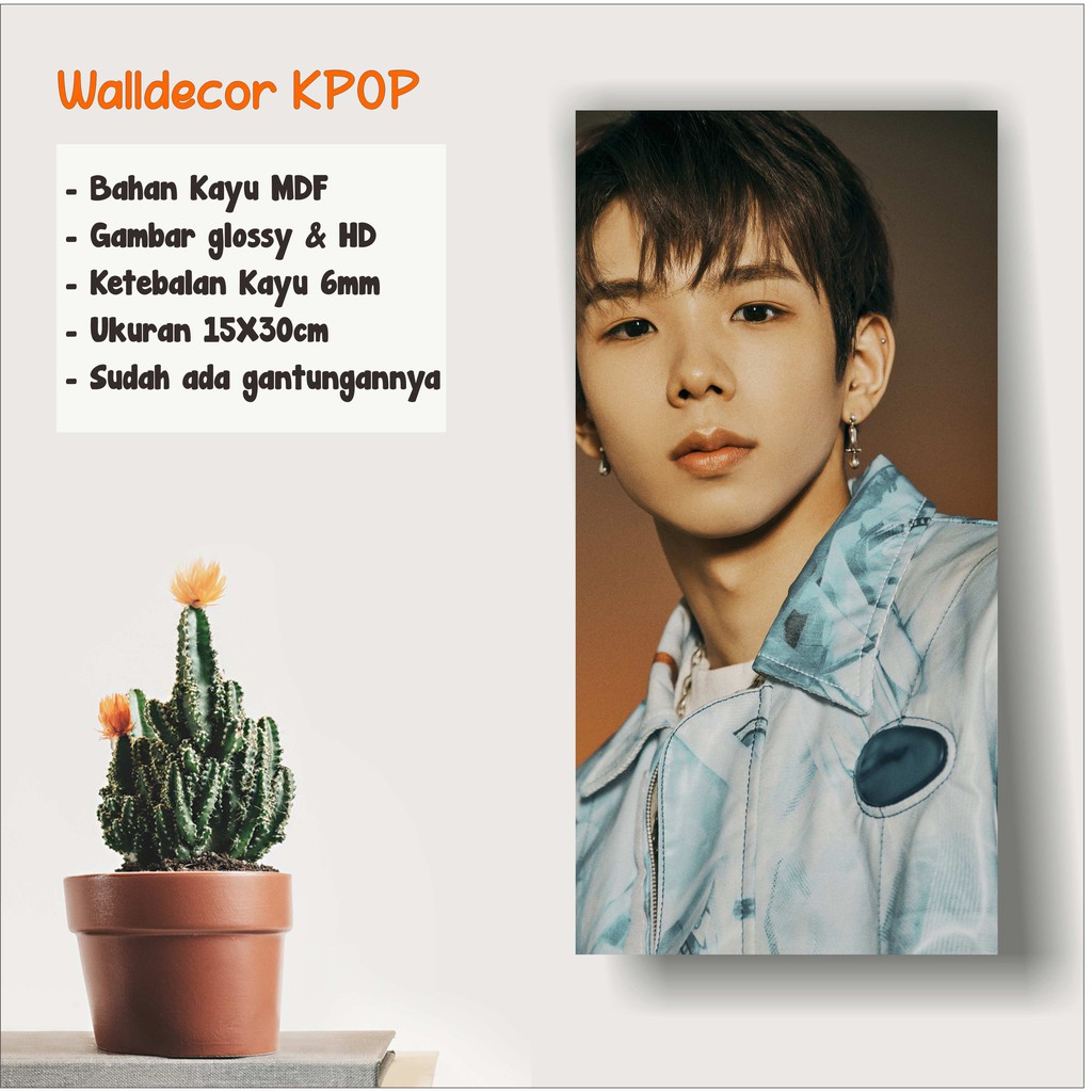 Shotaro Walldecor NCT 2020 Resonance Ukuran 15x30cm Wall Decor Poster Kayu Hiasan Dinding KPOP Korea