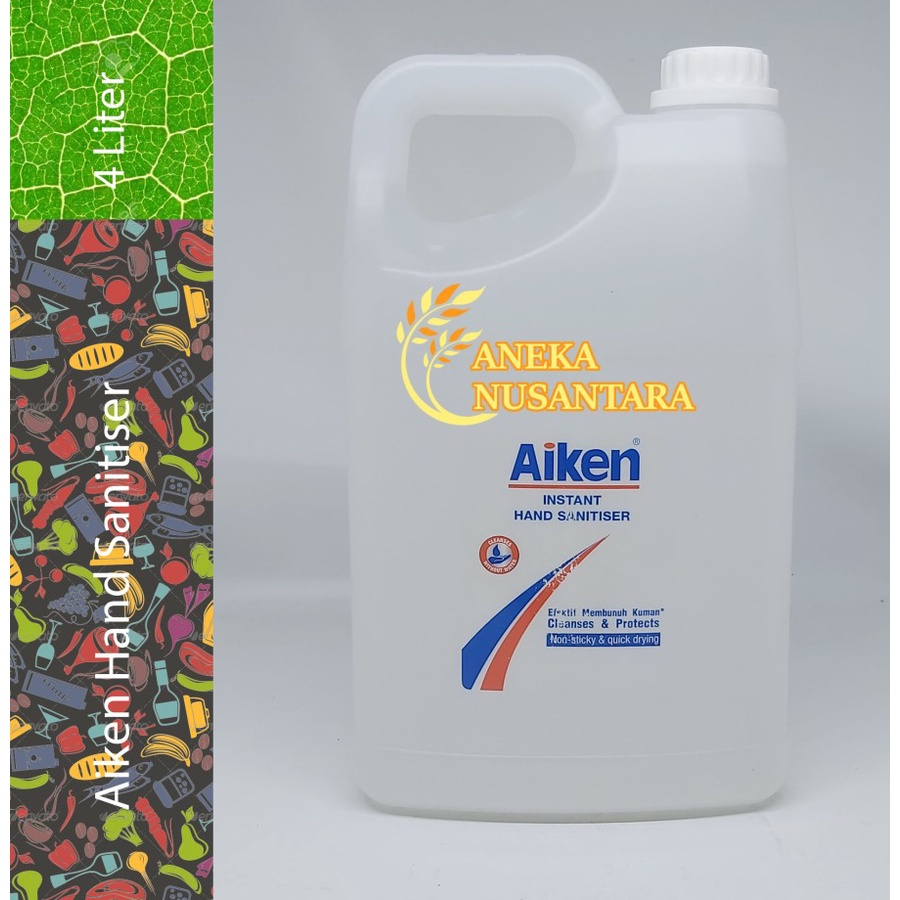 Aiken Sanitiser Sanitizer Hand 4 Liter