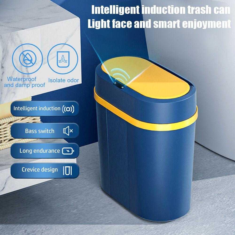 Solighter Tempat Sampah Cerdas Tong Sampah Sensor Sampah Dapur Anti Air Dustbin