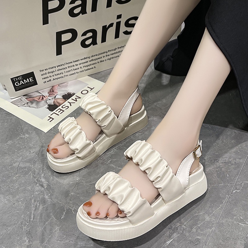 [DREAM] 168 Sepatu Sandal Wedges Wanita Import Premium Quality