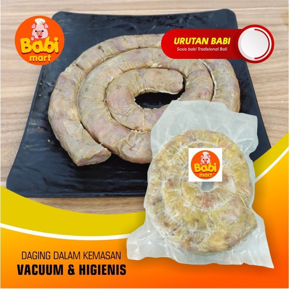 

URUTAN BABI/ SOSIS BABI TRADISIONAL BALI - 500 gram
