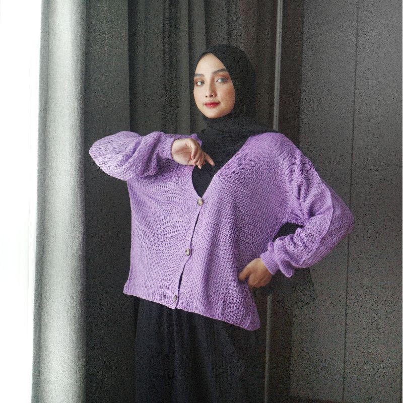 SHEA KNIT CARDIGAN - CARDIGAN MODEL PULLOVER RAJUT TEBAL