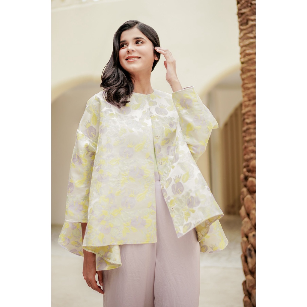 VIERA OUTER LIME - BENANG JARUM COUTURE