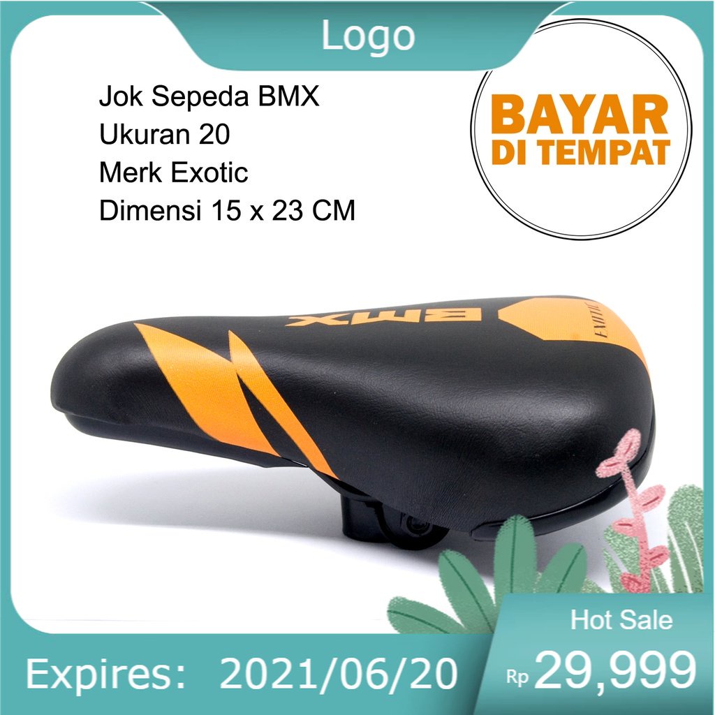 Jok Sadel Sepeda BMX Ukuran 20 Exotic