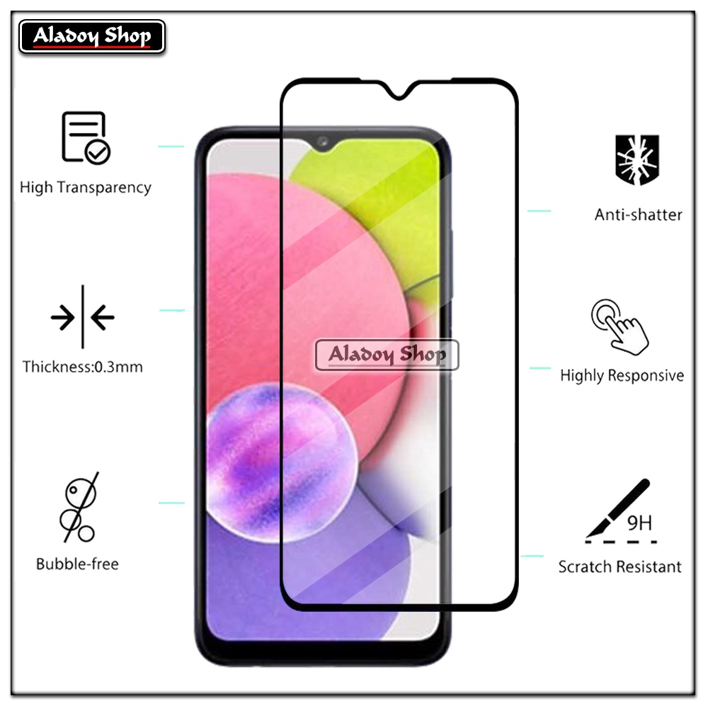 Tempered Glass Layar Samsung Galaxy A03S Free Tempered Glss Layar dan camer