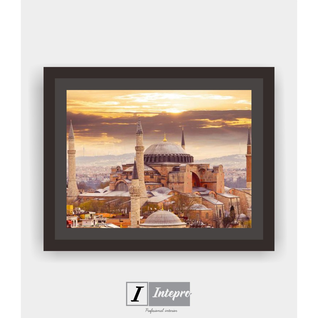 Profesional Interior Hiasan Dinding Hagia Sophia Intepro Wall Decor