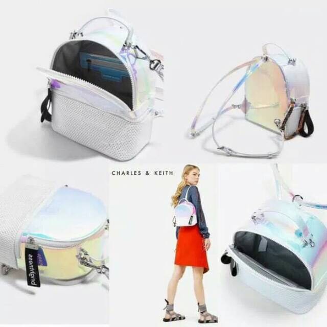 Tas rensel wanita import batam murah  CK BACKPACK HOLOGRAM