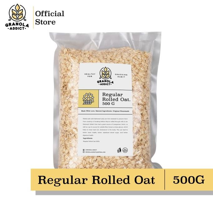 

Cuci Gudang Awal Tahun Rolled Oat 500G - Granola Addict Ingredients Cuci Gudang Awal Tahun