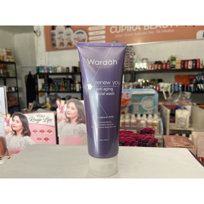 [pe.x] [ kemasan baru ] 100 g -- wardah renew you facial wash -- sabun cuci wajah wardah renew you