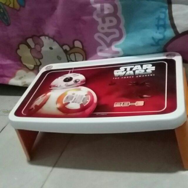 Meja Lipat Belajar Anak Lesehan Karakter Star Wars Red Merah Napolly