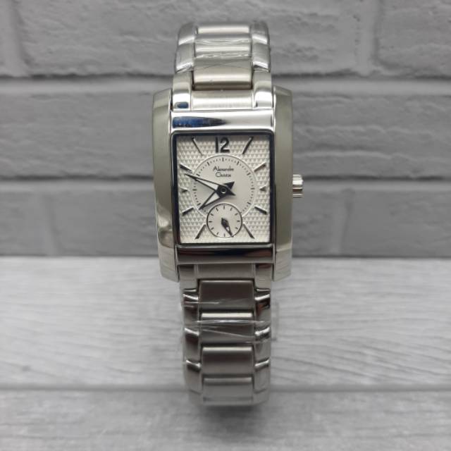 ALEXANDRE CHRISTIE WANITA AC 8533 LS ORIGINAL ( SILVER WHITE DIAL)