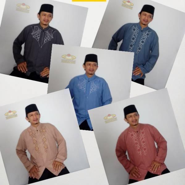 JRJ- Baju Koko Katun Lengan Panjang Dewasa Size Standar & Big Size Eceran Grosir Orang Tua Bapak (KO