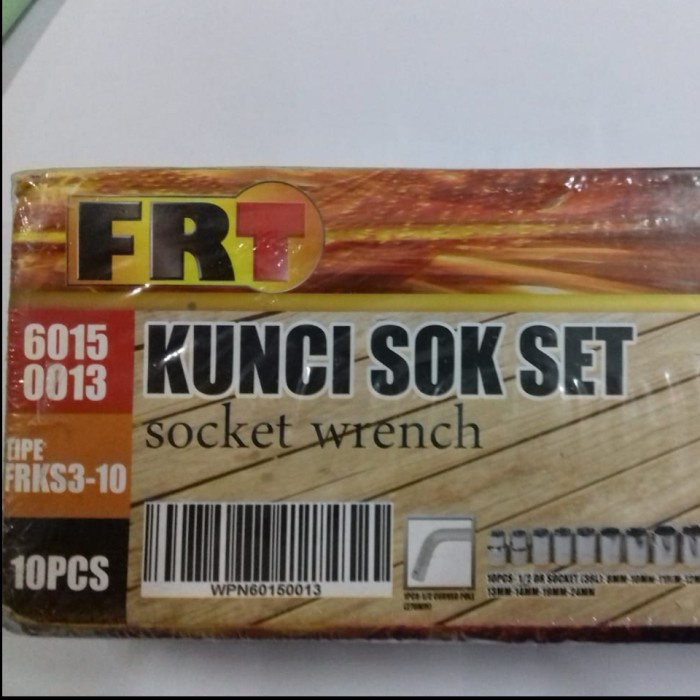 kunci socket set 10 pcs/ wrench set/ kunci roda mobil/ sock set