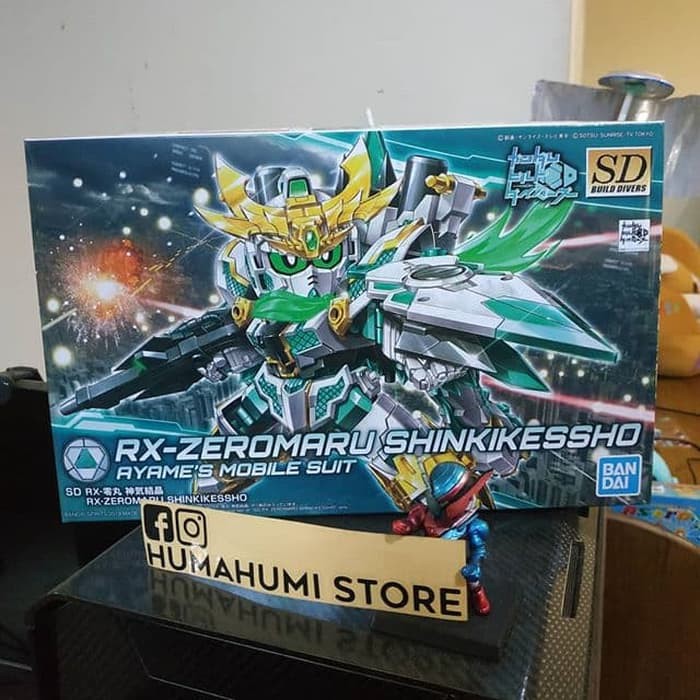 SD RX Zeromaru Shinkikessho Zeromaru Hijau SDBD Bandai