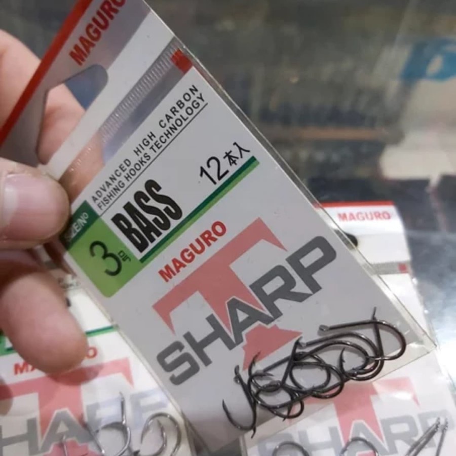 pancing kail maguro bass t sharp flat mata kail maguro