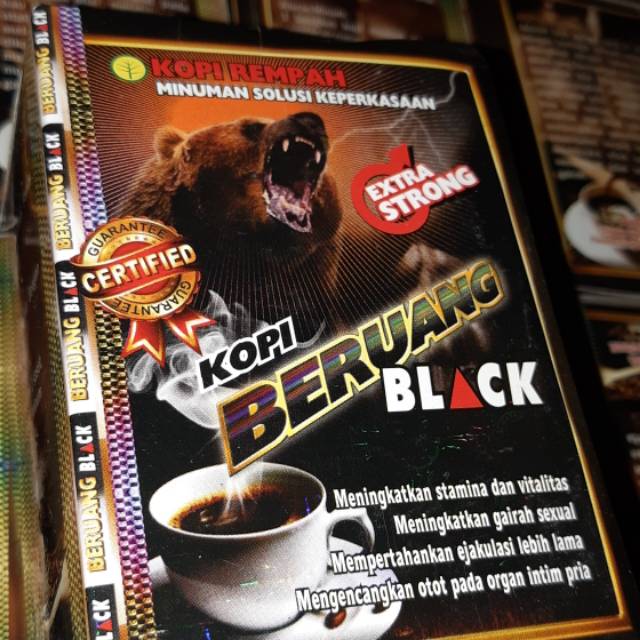 

Kopi beruang Black /hitam