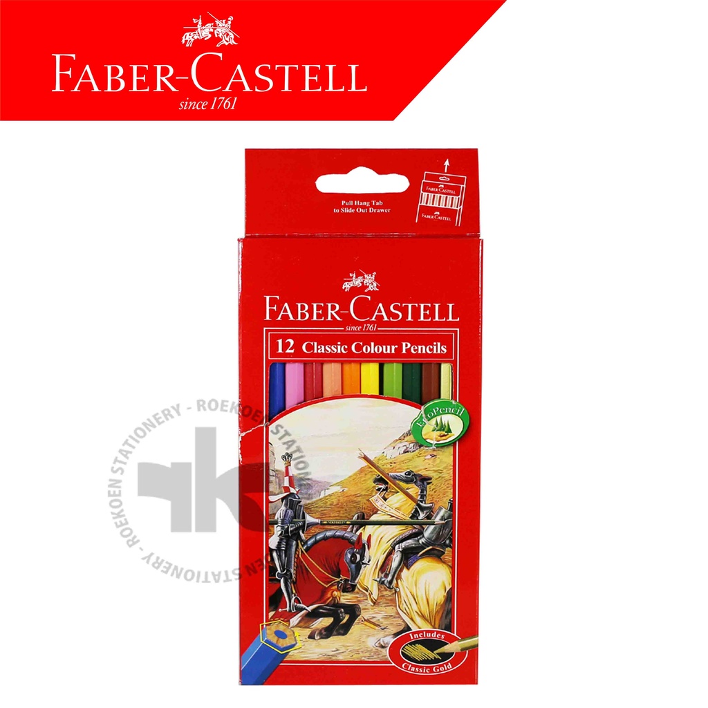 

Faber Castell Classic Pensil Warna 12 Panjang Permanent 115852