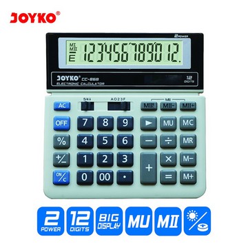 JOYKO - CALCULATOR / KALKULATOR CC-868 - 12 DIGITS - ALAT MESIN HITUNG 12 ANGKA