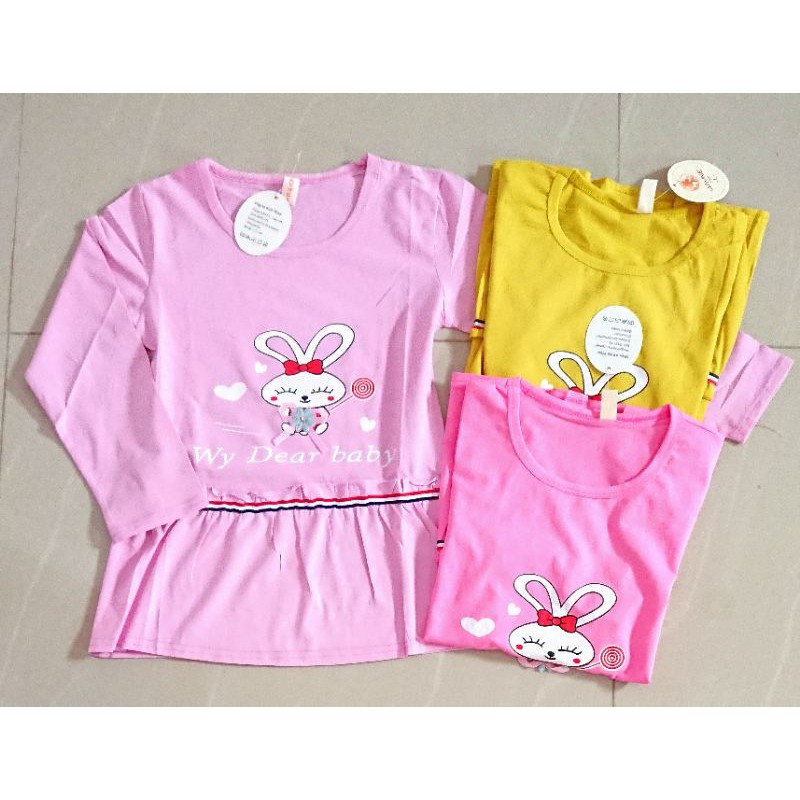 Baju anak cewek import 4_7th /tunik anak cewek/Atasan anak