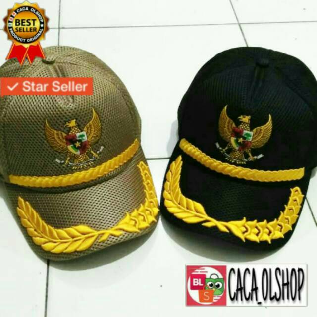 Topi Lurah/Kepala Desa/Camat/Walikota/Bupati/Logo/Lambang Garuda R.I