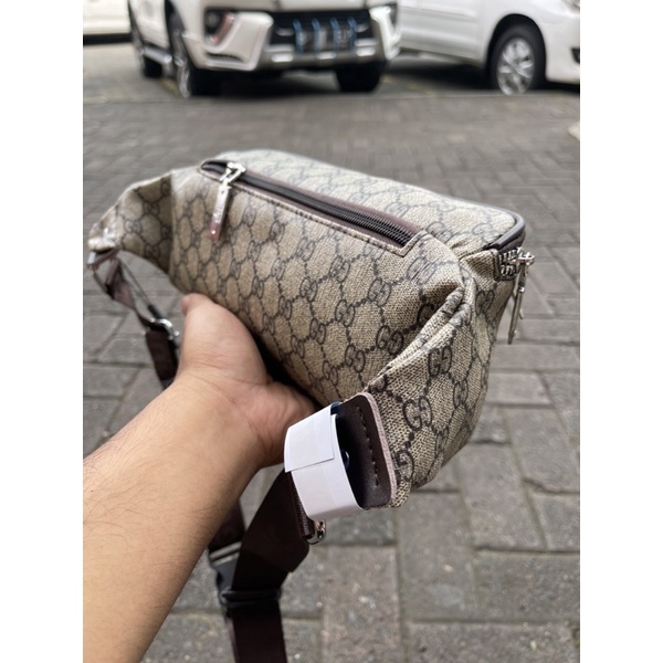 Tas Selempang Pria Wanita / Tas Jalan Waistbag Leather Import Pria/Wanita Tas pinggang