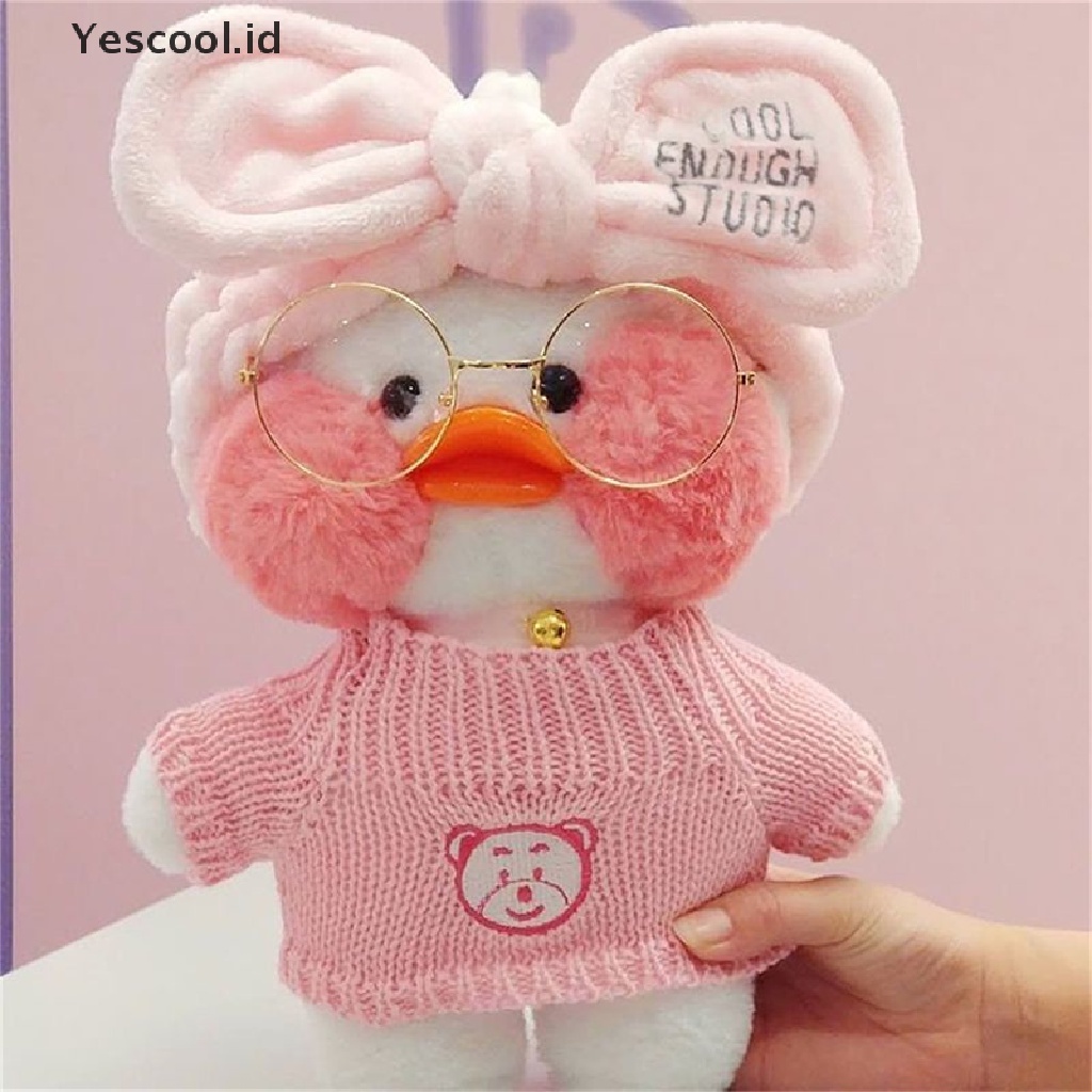 (Yescool) Boneka Bebek Kuning Kecil 30cm Gaya Korea Bahan Hyaluronic Acid