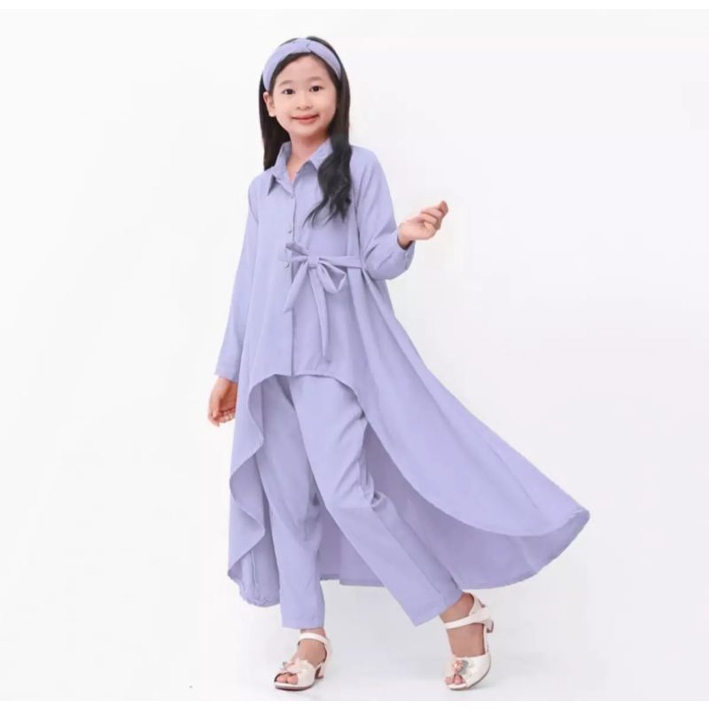 long set tunik anak terbaru kekinian // setelan anak perempuan terbaru