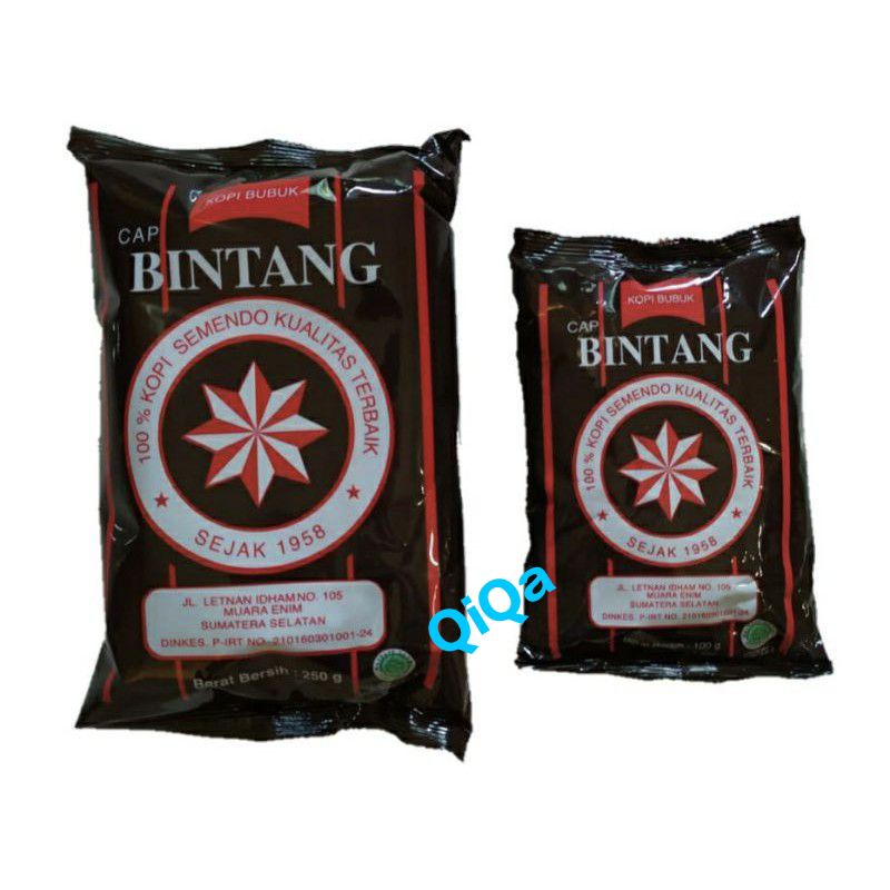 

Kopi Bubuk Cap BINTANG (250gr) Original