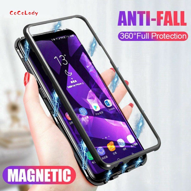 CASE OPPO F9 A3S A5 2020 A9 2020 Samsung A20S S7 EDGE A50S A50 M30 S10 Plus casing Magnetic