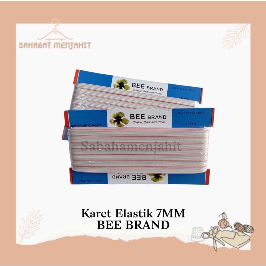 Karet Elastik Bee Brand / Karet Papan Elastik/ Karet Elastik Sunflower