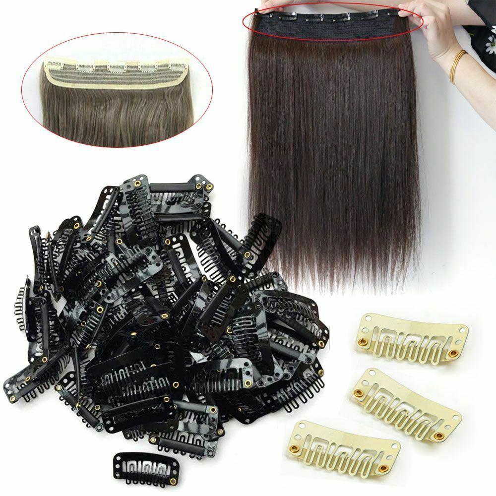 NICKOLAS1 Klip Hair Extension Invisible Dengan Bahan Metal Karet Untuk Hair Extension Hair Snap Clips