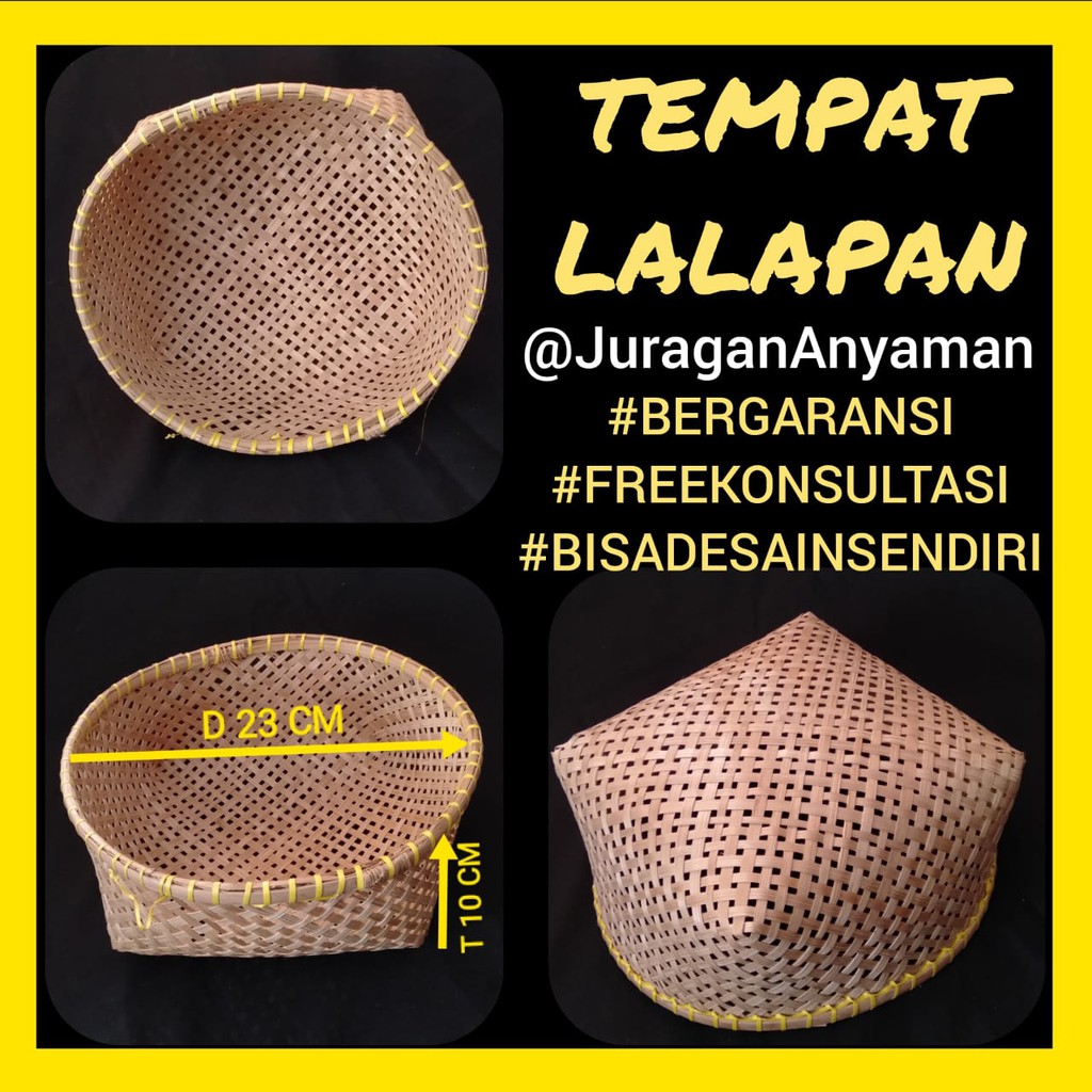 

Tempat Lalapan Sayuran Hijauan Keranjang Bambu - Perlengkapan Rumah Makan - Peralatan Rumah Makan Kitchen Set Peralatan Perlengkapan Makan dari Anyaman Bambu Tradisional Eco Friendly Packaging Basket