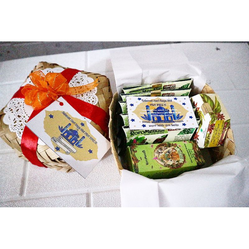Parsel Ramadan Hampers Besek Skincare Roro Mendut Spesial Paket