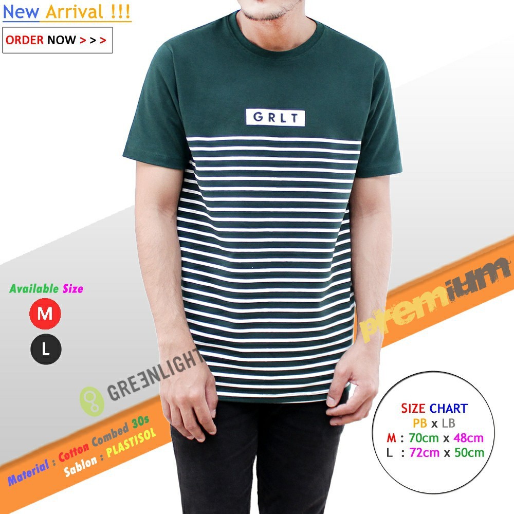 KAOS GREENLIGHT TSHIR PRIA GREENLIGHT ORIGINAL