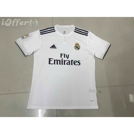Jersey Baju Kaos Madrid Home 18/19 Grade Ori Futsal Murah Madridista