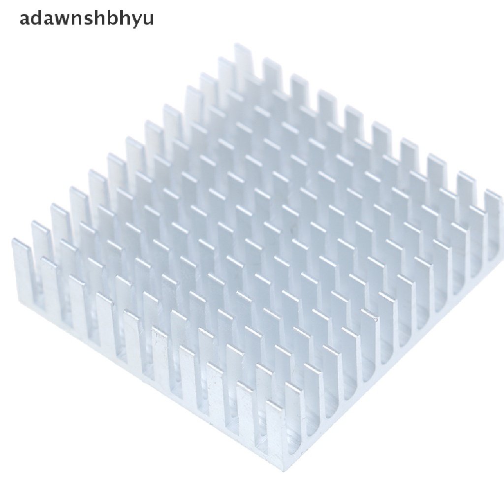 Adawnshbhyu 2pcs 40 * 40 * 11mm silver Radiator Aluminium cpu heatsink