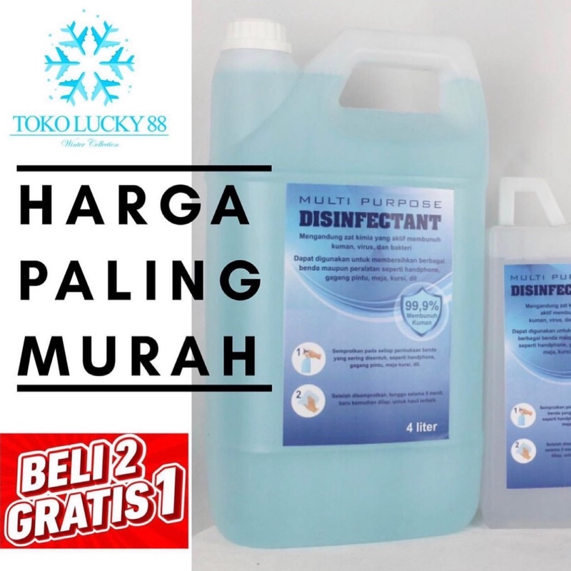 Disinfektan 100ml Sprayer Disinfectant Alat medis antiseptik Langsung Pakai karbol bayclin