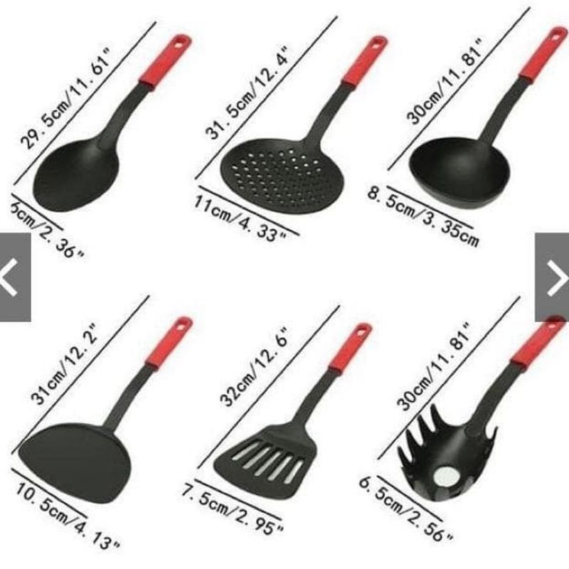 SPATULA SET 6in1 / SUTIL