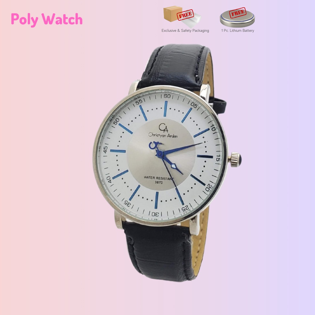 Jam Tangan Fashion Pria Kulit Christyan Arden Original CA3128