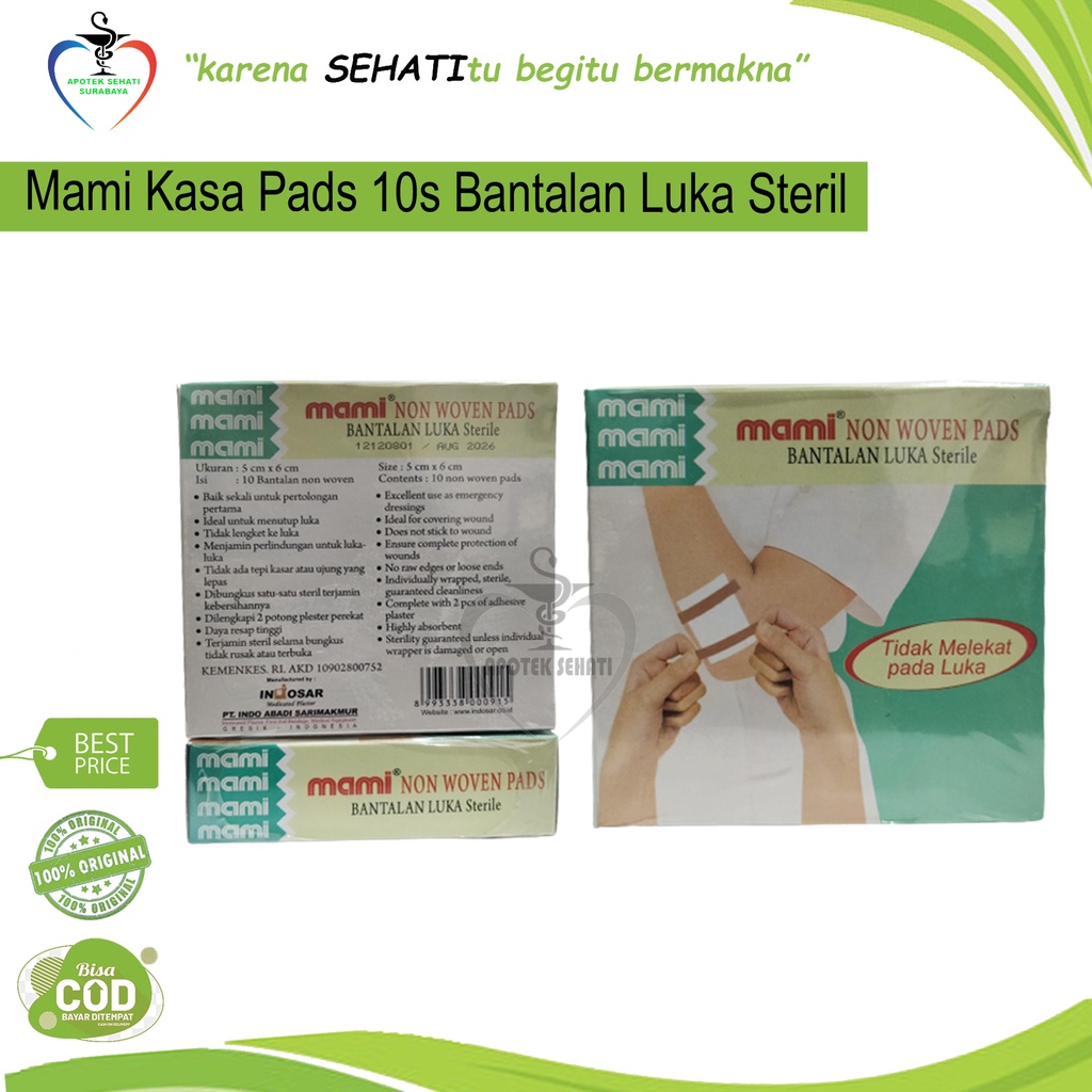 KASA MAMI PENUTUP LUKA NON WOVEN PADS