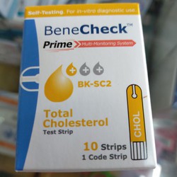 Benecheck Prime - Test Strip Kolestrol / Strip Cek Kolestrol