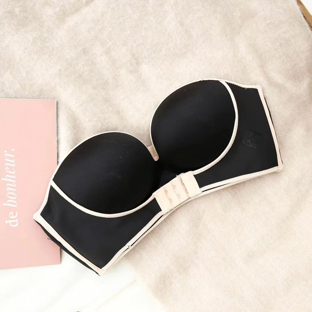 ✨WINGALERY✨ Pakaian Dalam Olahraga Wanita Import Sport BH Bra Push Up Style Hight Quality impor 9005-BLACK CREAM