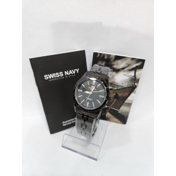 Jam tangan wanita Swiss Navy HC58542 HC 5842 black