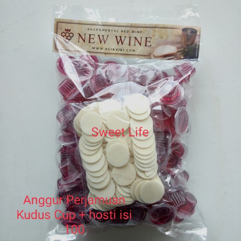 

Paket Perjamuan Kudus (Angggurr + hosti) iso 100