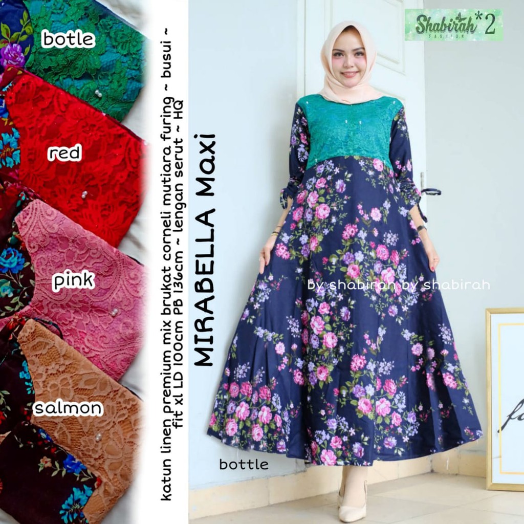 SHANUM MAXY DRESS BY SHABIRAH
