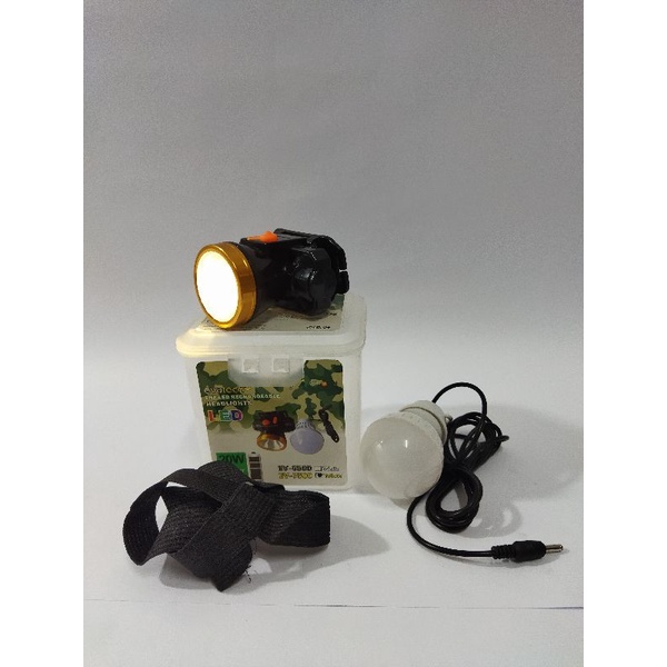 SENTER KEPALA HEAD LAMP EVATECH(20W) EV-6500(WHITE) EV-7500(YELLOW)