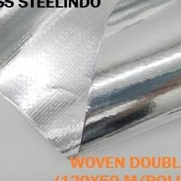 Aluminium Foil Atap Peredam Panas Roll (Woven Single Double Bubble)