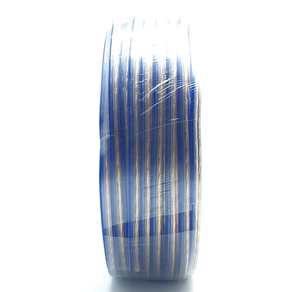 75 Yards (67 METER)  XTCOM Tipe 2X50 Kabel Audio Transparan Speaker Monster Warna Biru