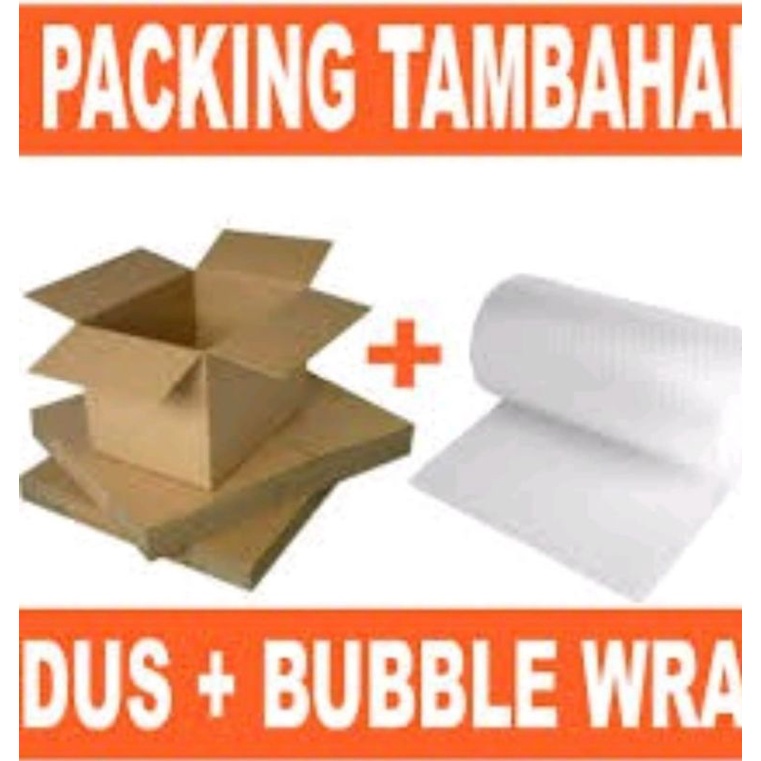 

peking tambahan dus+bublle